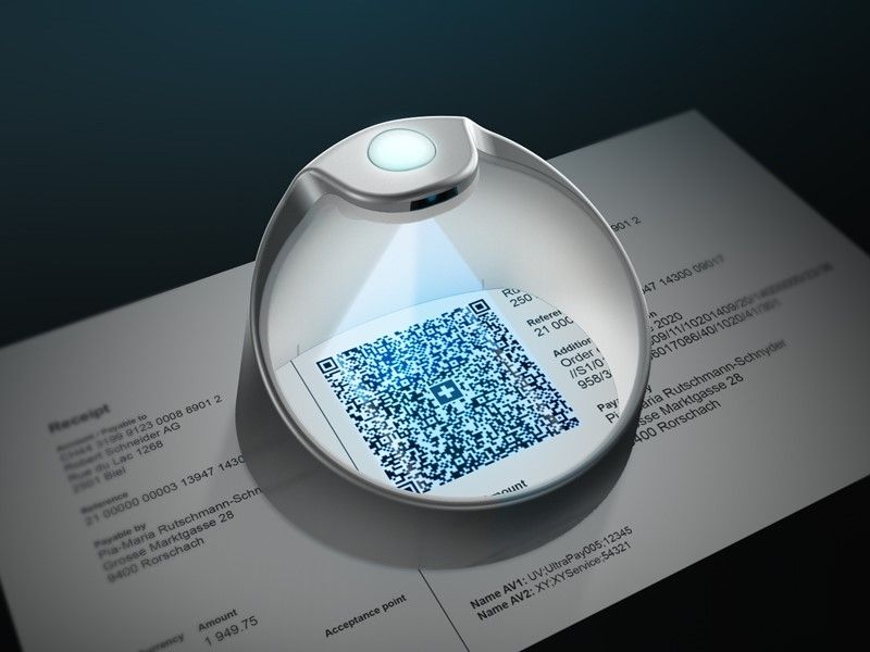 PayEye Swiss QR Code Reader Gerät